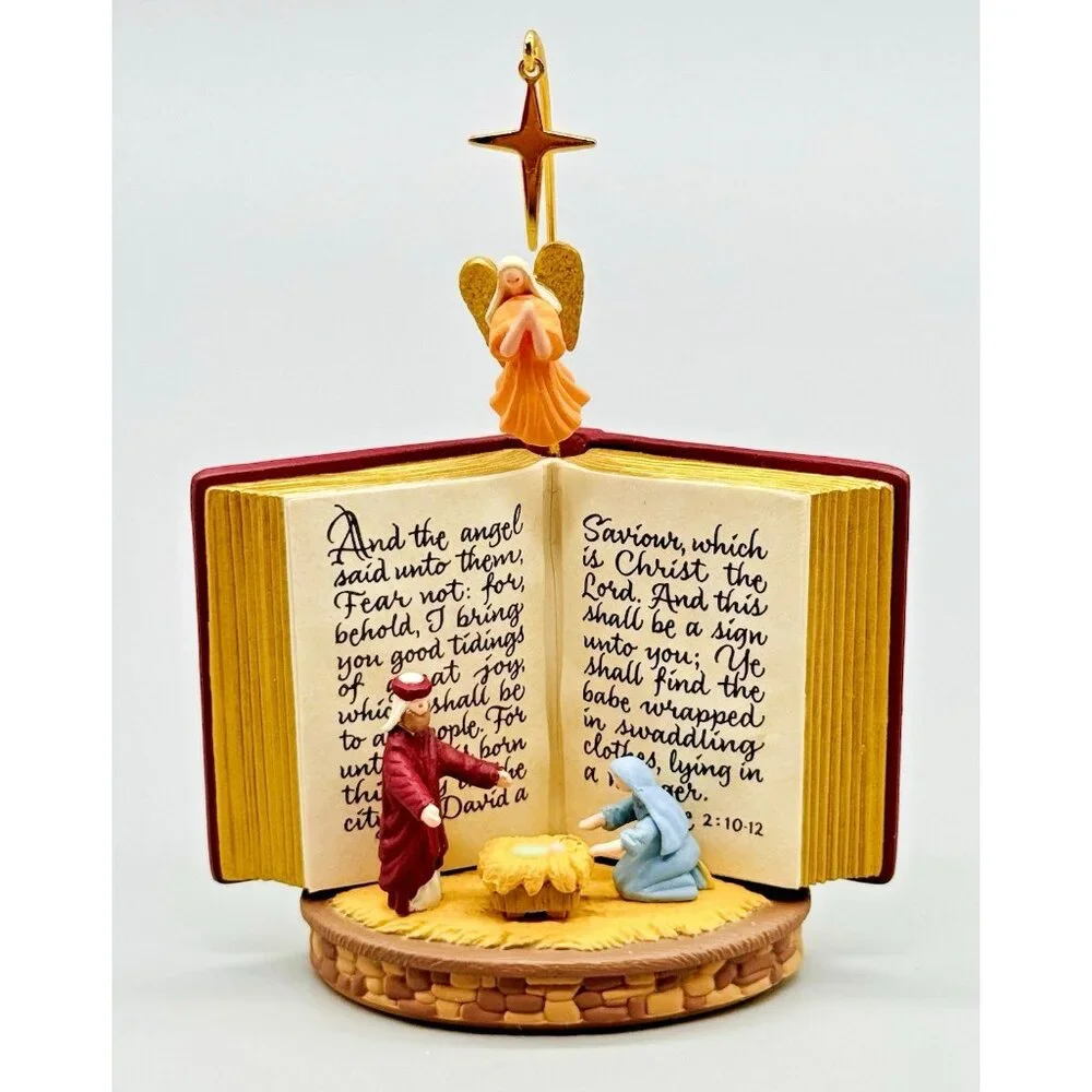 Hallmark Keepsake Miracle of Bethlehem Come All Ye Faithful Christmas Lot‎ of 2